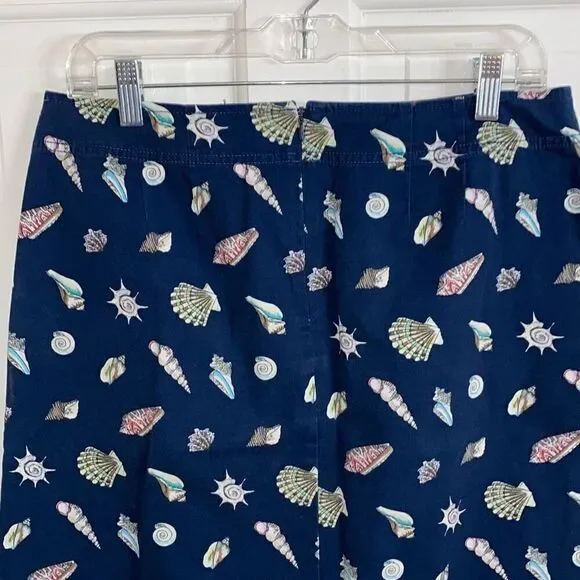 Talbots seashell print skirt size 8 - Picture 7 of 11